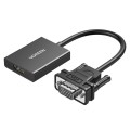 Adapteris VGA → HDMI (K-L) 0.15m juodas (black) Ugreen CM513